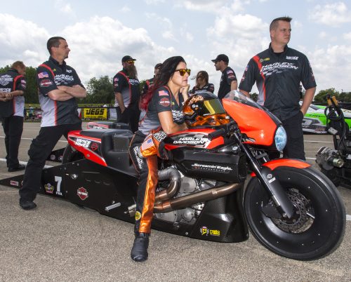 ANGELLE SAMPEY - NHRA PROSTOCK MOTORCYCYLE RACER